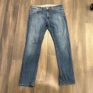 Mens jeans agave denim slim straight size 36